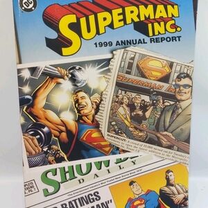 DC Comics Superman Inc. Coffee Table Book - Blue, Red, Yellow